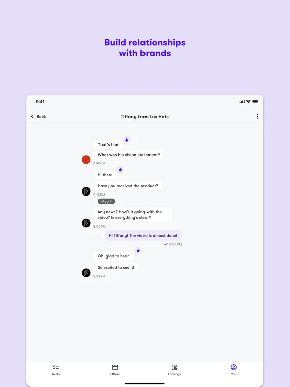 صور Billo Creator - Sell Content iPad 